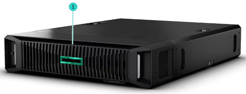 HPE ProLiant DL145 Gen11 Server – Front View (Bezel)